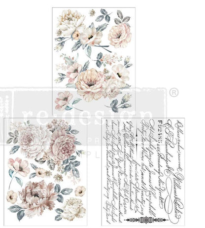 NATURAL WONDERS - 3 sheets - 21.5cm x 27.9cm each - Redesign Decor Transfer Decal