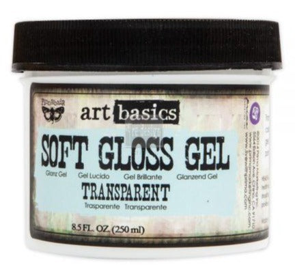 SOFT GLOSS GEL by Art Basics 250ml Transparent Decoupage Medium