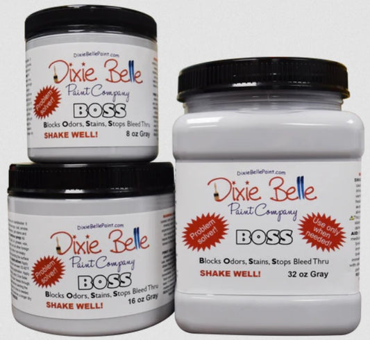 BOSS - GREY -  Stops Odour, Stain and Bleed Thru Dixie Belle Chalk Paint