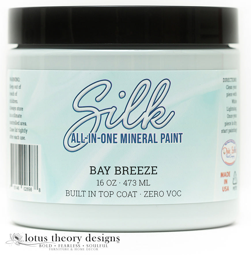 BAY BREEZE Silk All-In-One Mineral Paint,  473ml, Dixie Belle Paint