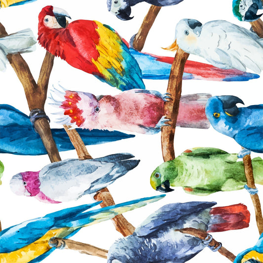 BIRDS - Rice Paper for Decoupage– 3 sheets 11.81″ X 12.6″ - Belles and Whistles