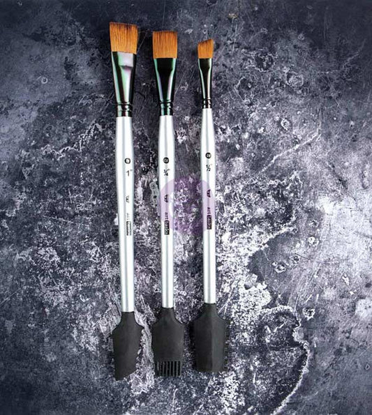 Texture Brush Set - 3 Piece - Double Ended
