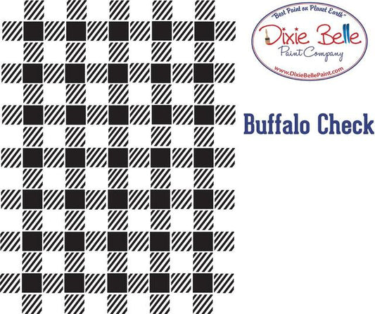 BUFFALO CHECK Stencils 35.5cm x 45.7cm by Belles and Whistles