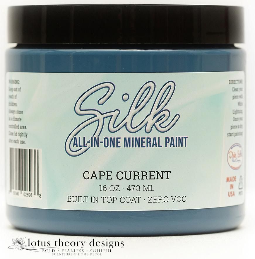 CAPE CURRENT Silk All-In-One Mineral Paint,  473ml, Dixie Belle Paint