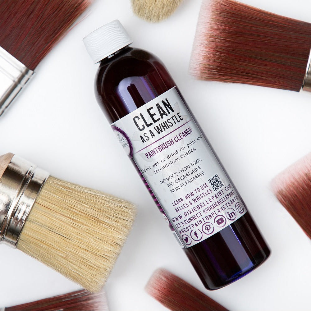 CLEAN AS A WHISTLE - Paintbrush Cleaner - Belles and Whistles