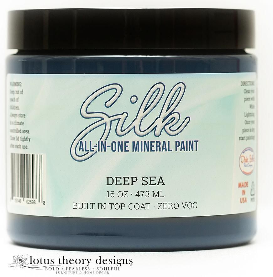DEEP SEA Silk All-In-One Mineral Paint,  473ml, Dixie Belle Paint