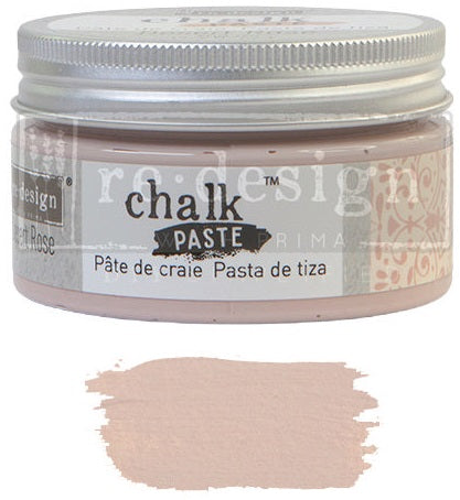 DESERT ROSE Chalk Paste Re-Design with Prima, Mixed Media - Raised Stencil Medium, 100ml