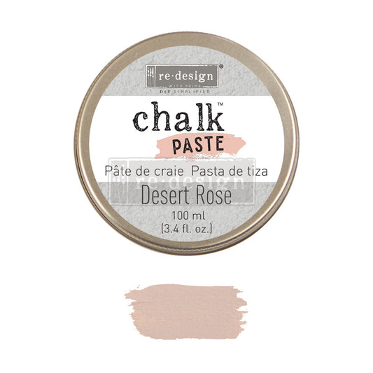 DESERT ROSE Chalk Paste Re-Design with Prima, Mixed Media - Raised Stencil Medium, 100ml