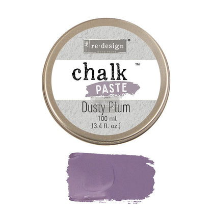 DUSTY PLUM Chalk Paste Re-Design with Prima, Mixed Media - Raised Stencil Medium, 100ml
