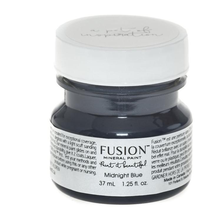 MIDNIGHT BLUE Fusion Mineral Paint 37ml, 500ml Baillea's Interiors