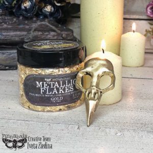 GOLD - Metallic Metal Gilding Flakes - Finnabair Art Ingredients - 150ml