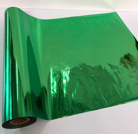 KELLY GREEN FOIL - Rub On Metallic Foil by APS - Textile Friendly
