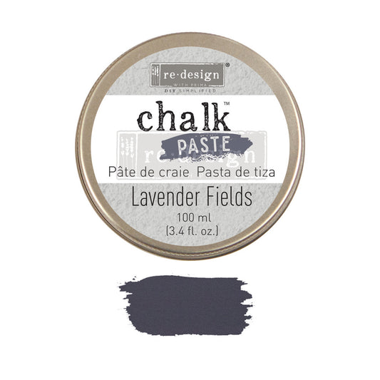 LAVENDER FIELDS Chalk Paste Re-Design with Prima, Mixed Media - Raised Stencil Medium, 100ml