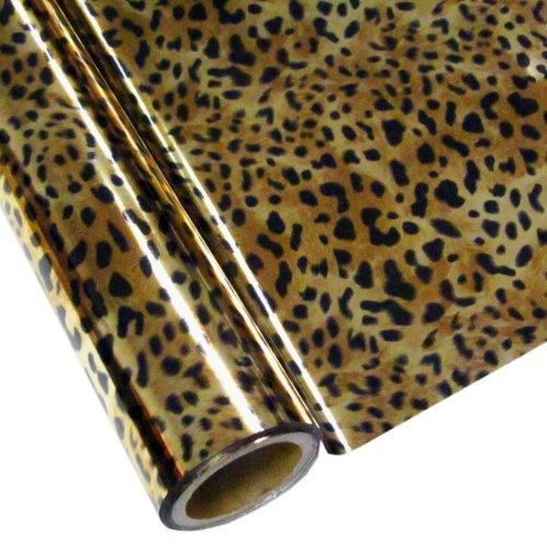 LEOPARD - Bronze - Rub On Metallic Foil by APS - Textile Friendly