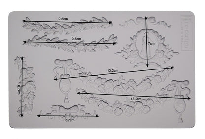 MADAME GARLAND Decor Mould Re-Design with Prima 8" x 5"