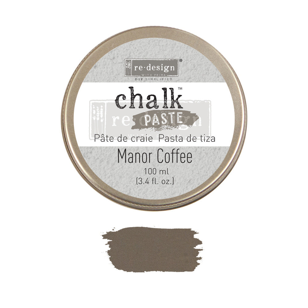 MANOR COFFEE Chalk Paste Re-Design with Prima, Mixed Media - Raised Stencil Medium, 100ml