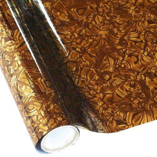 MARBLE BROWN - Brown - Rub On Metallic Foil by APS - Textile Friendly