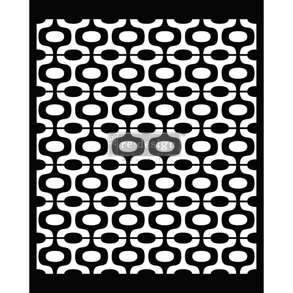 MIDCENTURY VIBES Decor Stencils 40.6 cm x 50.8 cm by ReDesign with Prima
