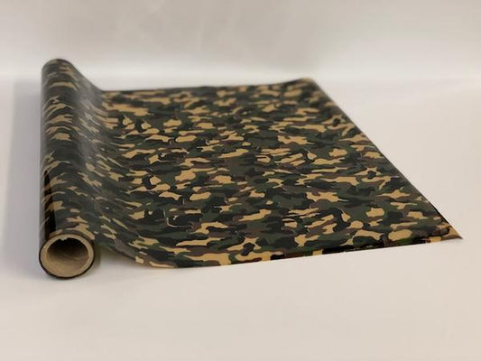 MILITARY CAMO - Camouflage - Rub On Metallic Foil by APS - Textile Friendly