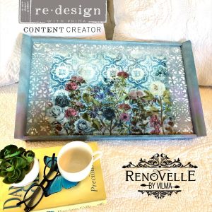 MOONLIGHT GARDEN - Rice Paper for Decoupage– 11.5″ X 16.25″ Re-Design with Prima