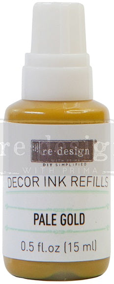 DECOR INK PADS & REFILLS - Pale Gold- ReDesign with Prima
