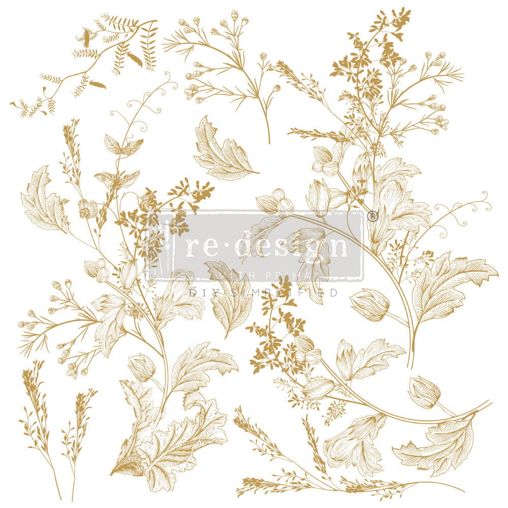DAINTY BLOOMS (Pre-Order) - 30cm x 30cm - Redesign Decor Transfer Decal