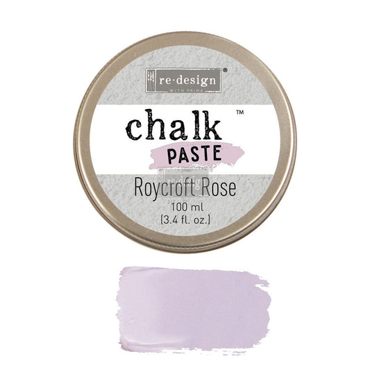 ROYCROFT ROSE Chalk Paste Re-Design with Prima, Mixed Media - Raised Stencil Medium, 100ml