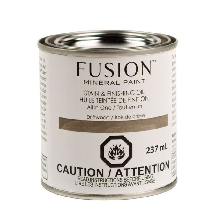 STAIN AND FINISHING OIL - Driftwood - All In One - Fusion 237 ml