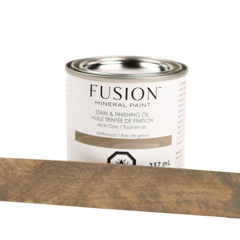 STAIN AND FINISHING OIL - Driftwood - All In One - Fusion 237 ml