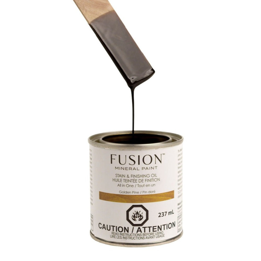 STAIN AND FINISHING OIL - Golden Pine - All In One - Fusion 237 ml