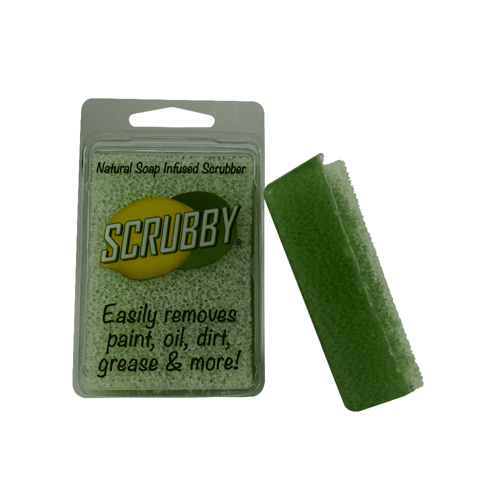 SCRUBBY SOAP - Natural soap infused scrubber - Lemon, Lime & Orange
