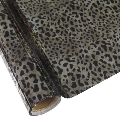 LEOPARD SILVER - Rub On Metallic Foil by APS - Textile Friendly