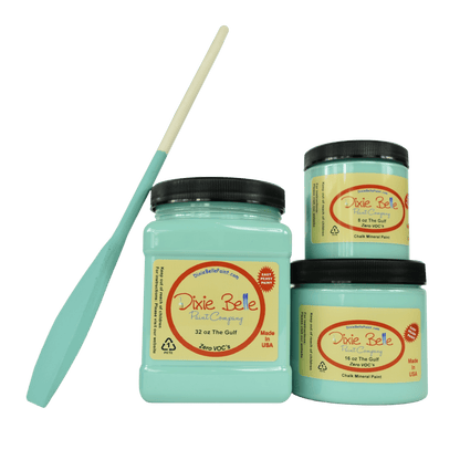 THE GULF - Dixie Belle -Soft Turquoise Chalk Mineral Paint - 236ml/8oz - 473ml/16oz