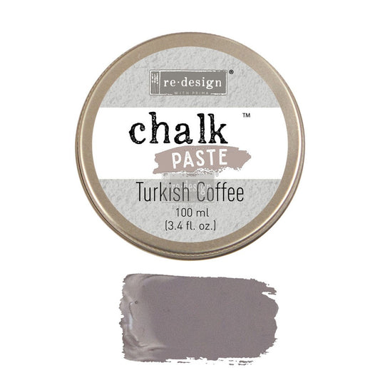 TURKISH COFFEE Chalk Paste Re-Design with Prima, Mixed Media - Raised Stencil Medium, 100ml