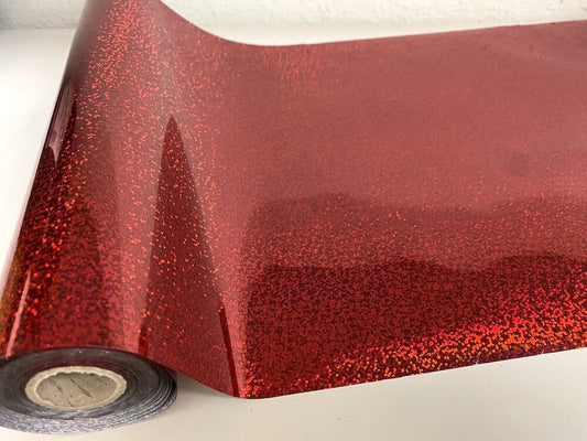 TWINKLE RED FOIL - Rub On Metallic Foil by APS - Textile Friendly