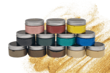 GREEN BRONZE Smooth Metallic Paste by Posh Chalk, Mixed Media - Raised Stencil Medium, 110ml pot