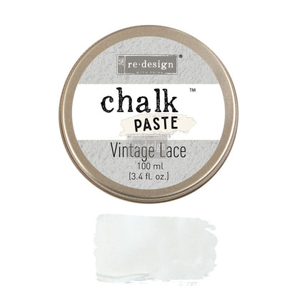 VINTAGE LACE Chalk Paste Re-Design with Prima, Mixed Media - Raised Stencil Medium, 100ml