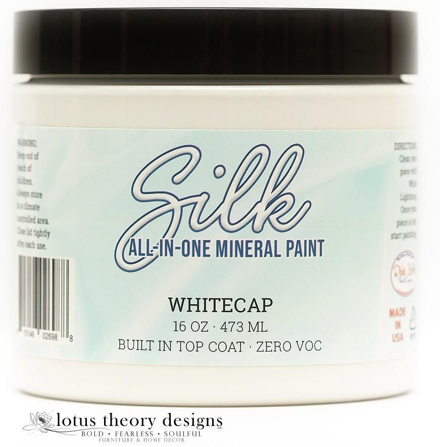 WHITECAP Silk All-In-One Mineral Paint,  473ml, Dixie Belle Paint