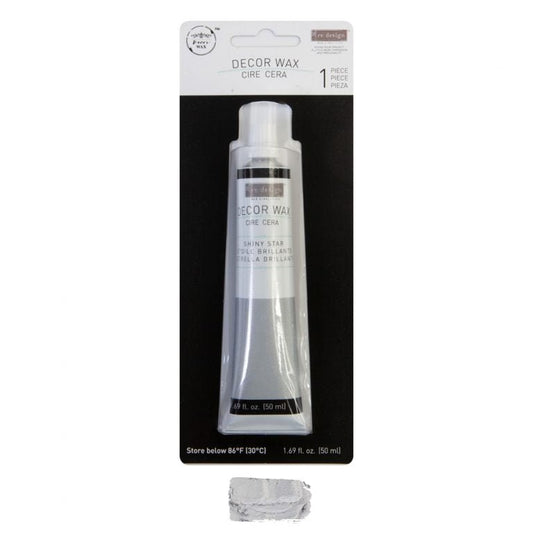 Accenting & Gilding Wax - SHINY STAR (Silver) - Redesign with Prima - 50ml - Gilding Waxes - Baillea's Interiors -