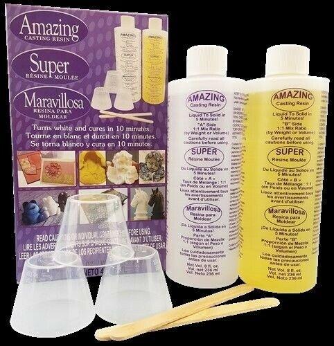 Alumilite White Amazing Casting Resin Fast Dry in 10 Minutes - Casting - Baillea's Interiors -