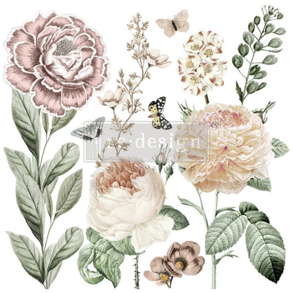 AN AFTERNOON IN THE GARDEN - 30cm x 30cm - Redesign Decor Transfer Decal - Furniture Transfer - Baillea's Interiors -