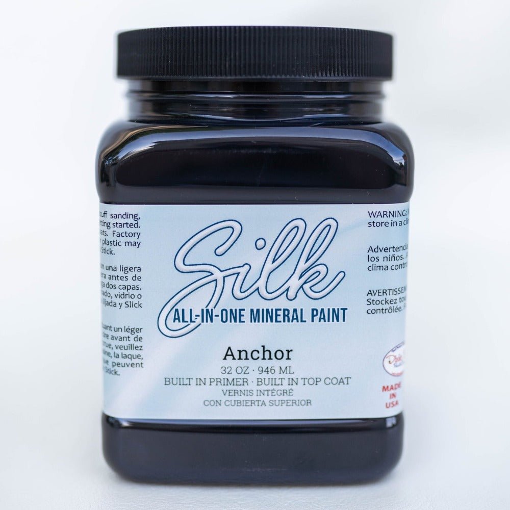 ANCHOR Silk All-In-One Mineral Paint - 118ml - 473ml - 946ml Dixie Belle Paint - Paint - All In One - Baillea's Interiors -