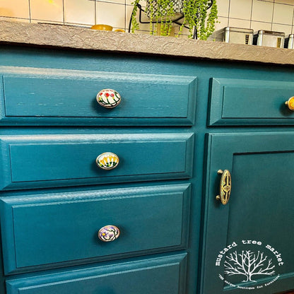 ANTEBELLUM BLUE - Dixie Belle - Dark Teal Mineral Chalk Paint - 118ml/4oz - 236ml/8oz - 473ml/16oz - 946ml - Paint - Chalk and Mineral - Baillea's Interiors -
