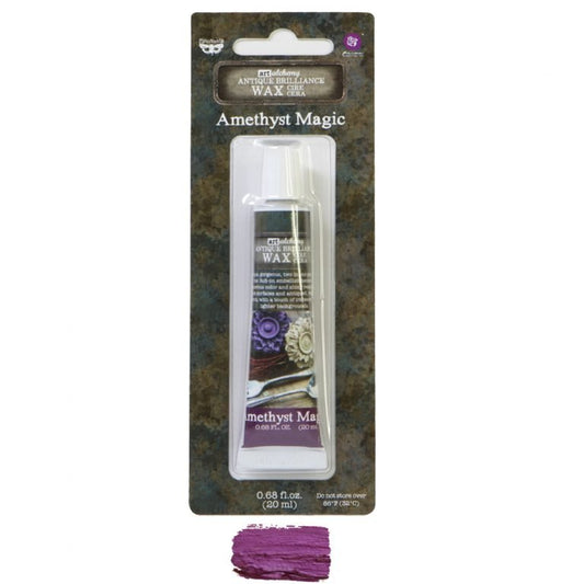 Antique Brilliance Decor and Mixed Media Wax - AMETHYST MAGIC - Art Alchemy 20ml - Gilding Waxes - Baillea's Interiors -
