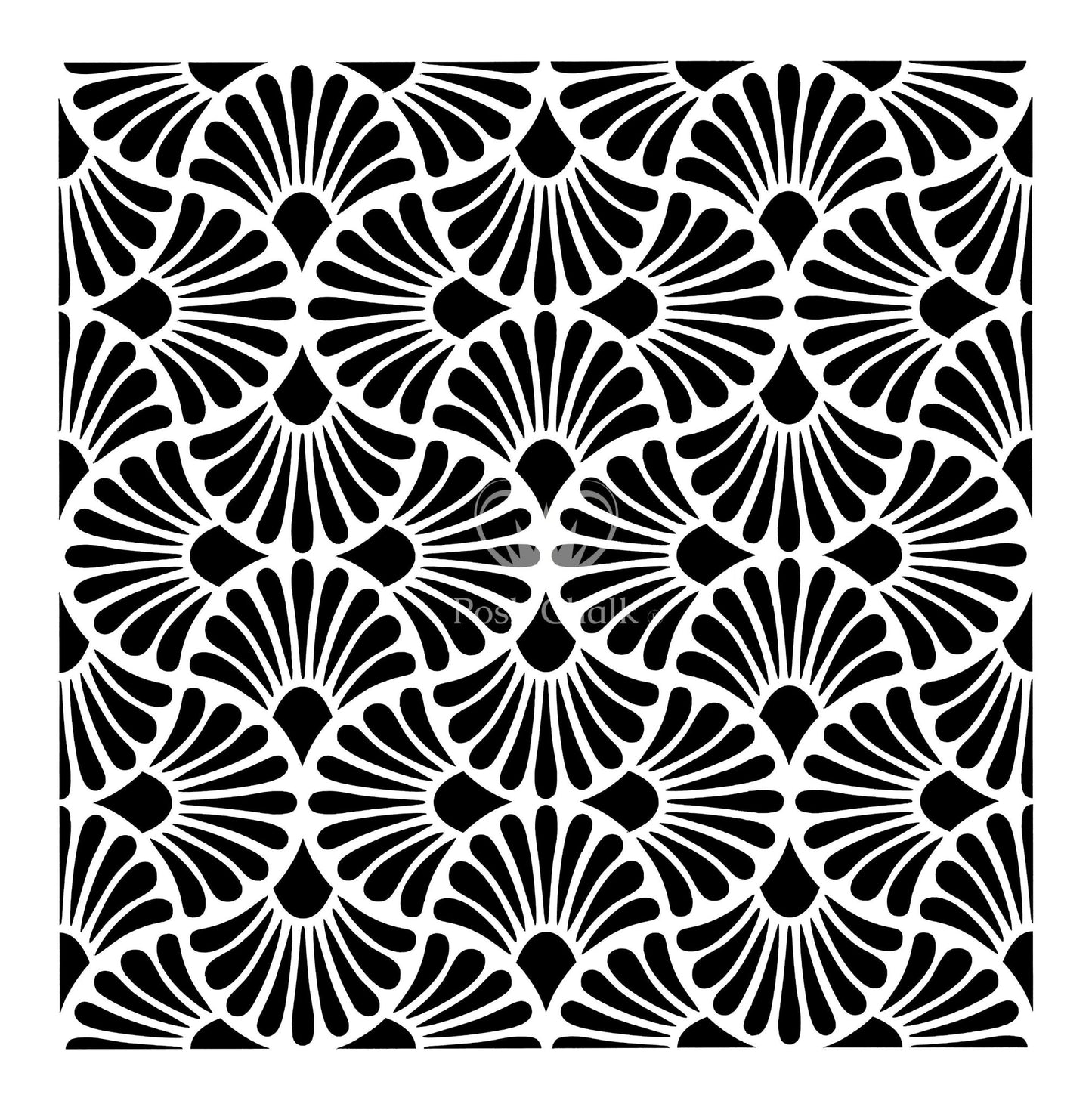 ART DECO Stencil - 50cm X 50cm - Stencil - Baillea's Interiors -