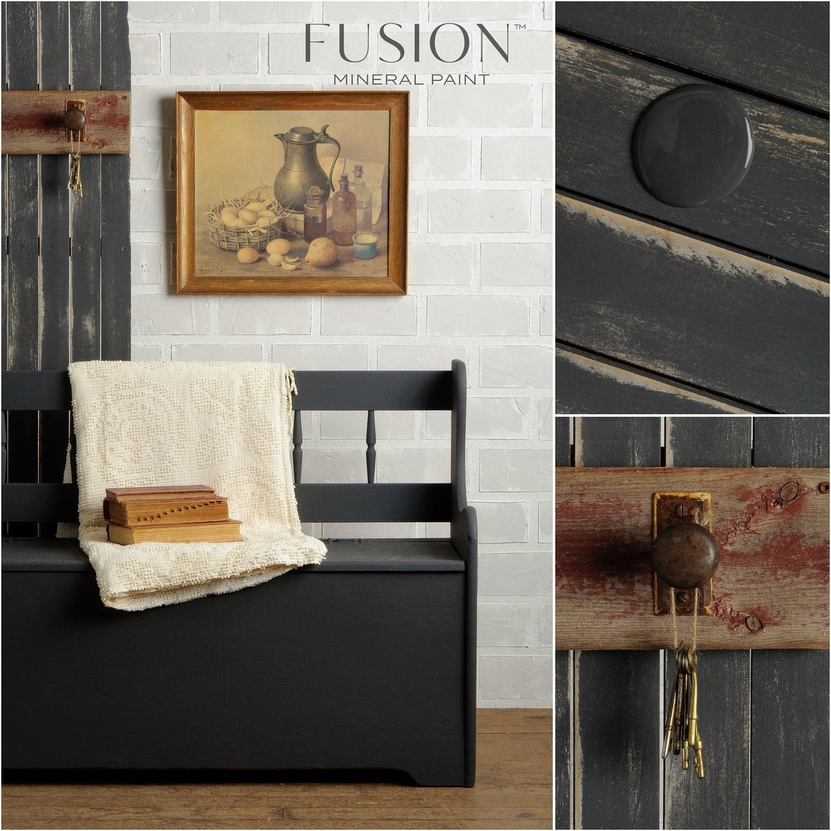 ASH - Fusion Mineral Paint - 37ml, 500ml - Paint - All In One - Baillea's Interiors -