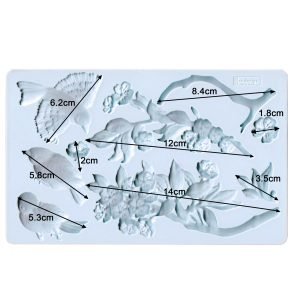 AVIARY Decor Mould Re-Design with Prima 8" x 5" - Moulds - Baillea's Interiors -