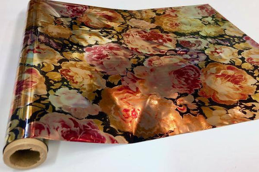 BAYLEE FLOWERS- Rub On Metallic Foil by APS - Textile Friendly - Foils - Baillea's Interiors -