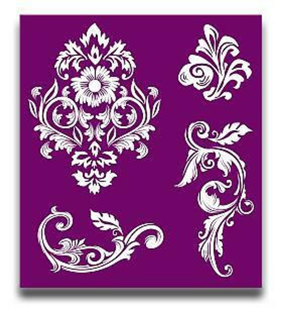 FLORAL Silk Screen Stencils 3 designs 8" x 10" by Belles and Whistles