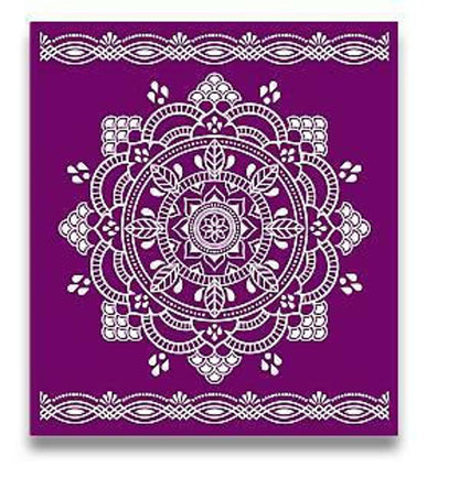 MANDALA Silk Screen Stencils 3 designs 8" x 10" by Belles and Whistles